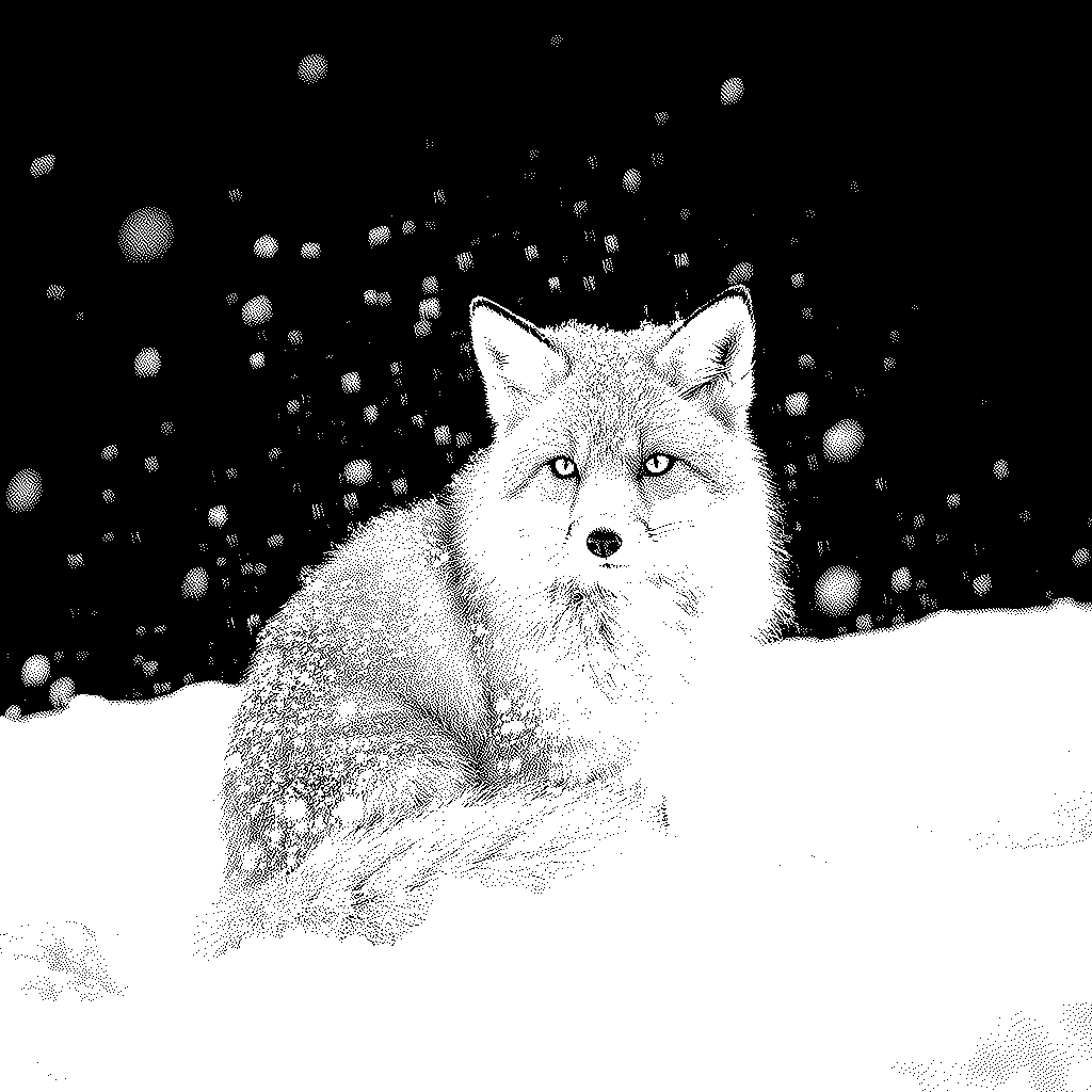 Snowy Fox Whisper